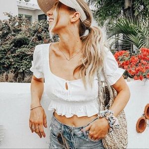 NWOT Cotton Candy LA crop top